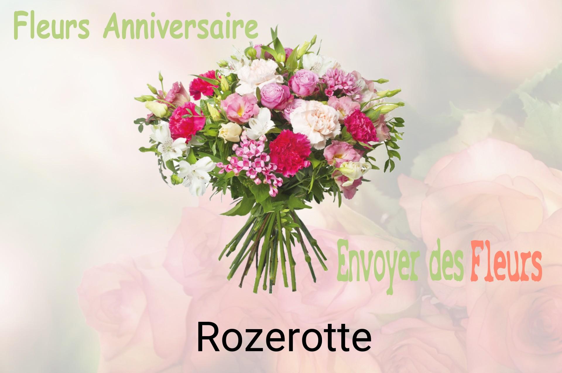 Bouquet de fleurs d’anniversaire livré à Rozerotte