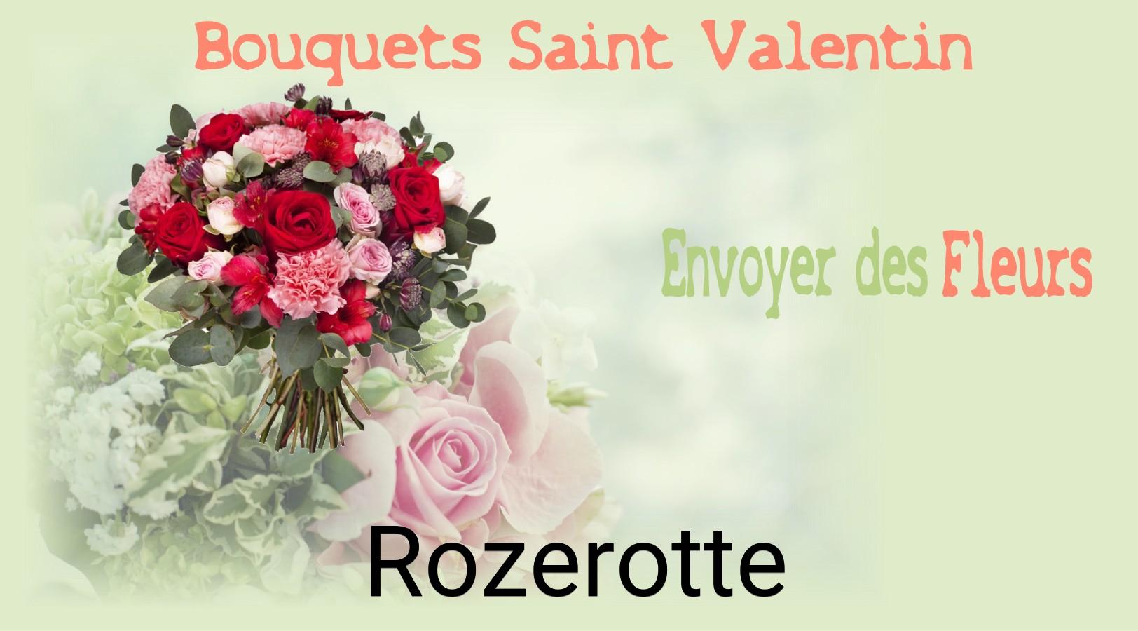 Roses de Saint-Valentin livrées à Rozerotte